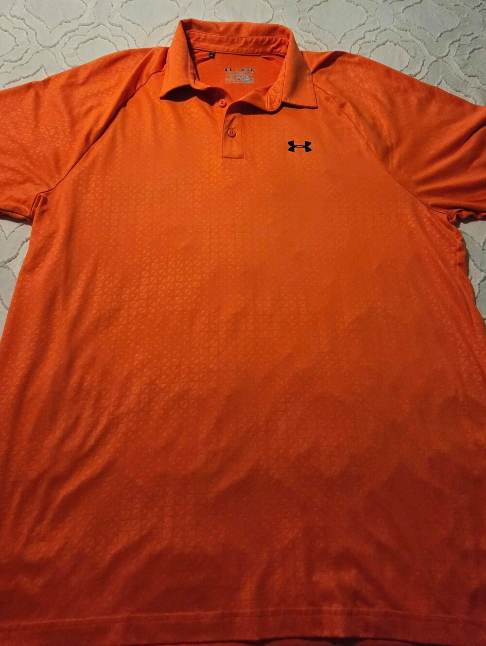 Under Armour Coldblack Men’s Bright Orange Polo Shirt